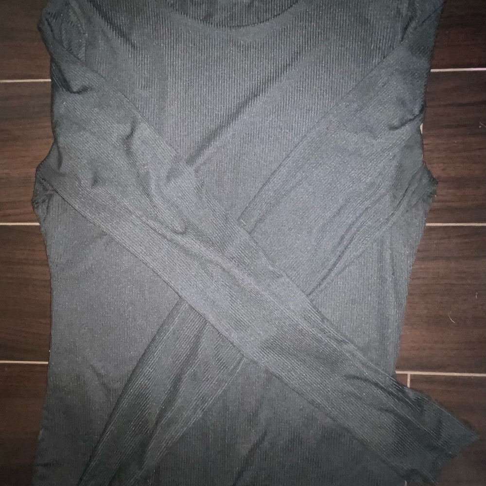 popular21 black long sleeve onesie